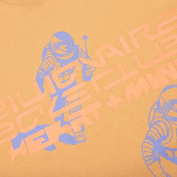 Billionaire Boys Club Tan Short Sleeve Tee BB HUMAN SS TEE in CINNAMON - Picture 5 of 9